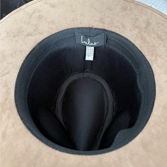 Lulu's Brown Suede Hat - Picture 2 of 4
